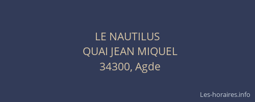 LE NAUTILUS
