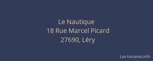 Le Nautique