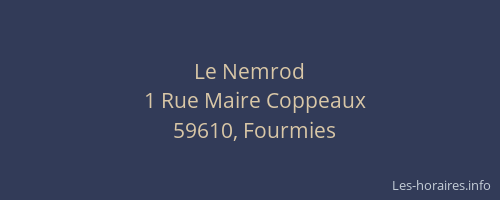 Le Nemrod