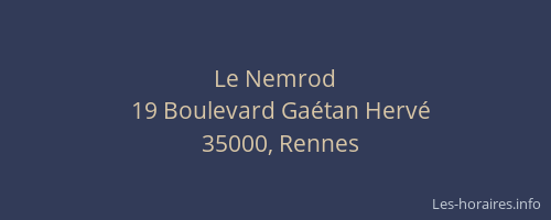 Le Nemrod