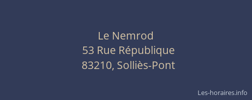 Le Nemrod