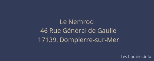 Le Nemrod