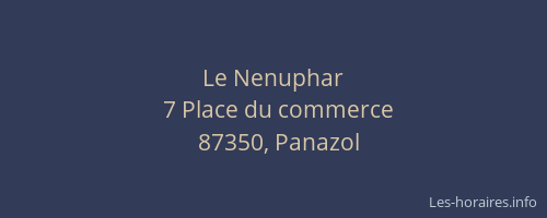 Le Nenuphar