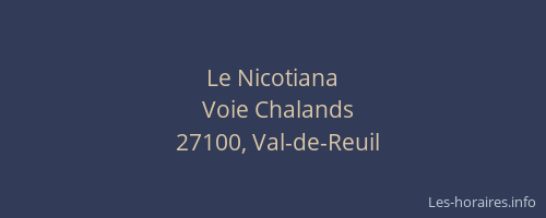 Le Nicotiana