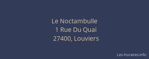 Le Noctambulle
