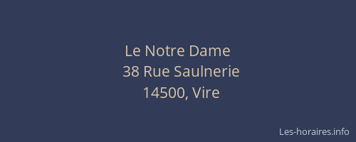 Le Notre Dame
