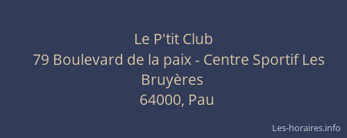 Le P'tit Club