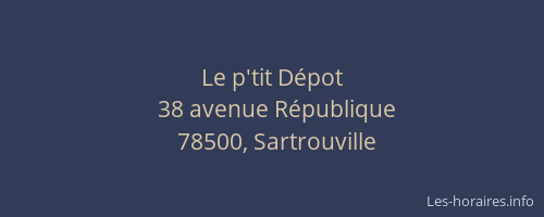 Le p'tit D&eacute;pot