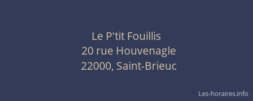 Le P'tit Fouillis
