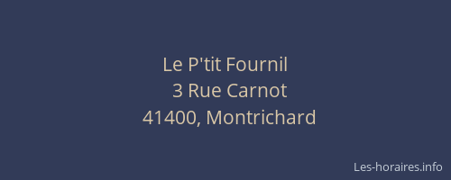 Le P'tit Fournil