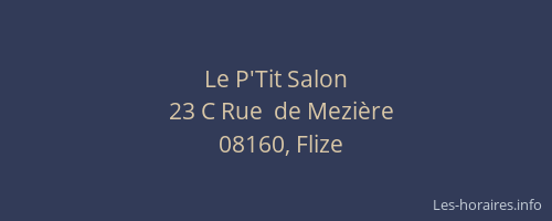 Le P'Tit Salon