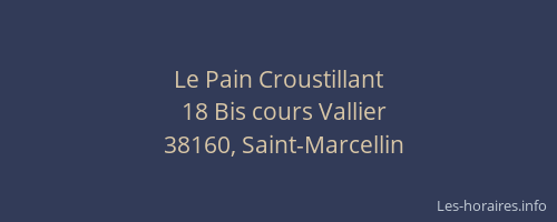 Le Pain Croustillant