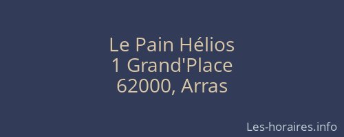 Le Pain Hélios