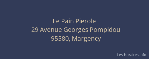 Le Pain Pierole