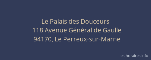 Le Palais des Douceurs