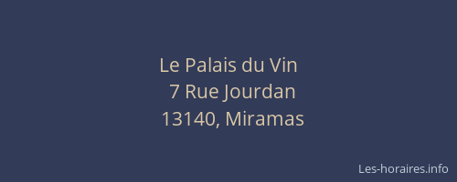 Le Palais du Vin