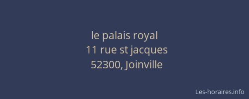 le palais royal