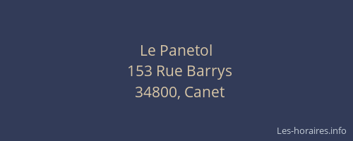 Le Panetol