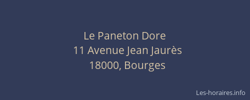 Le Paneton Dore