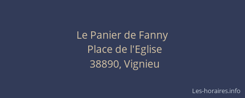Le Panier de Fanny
