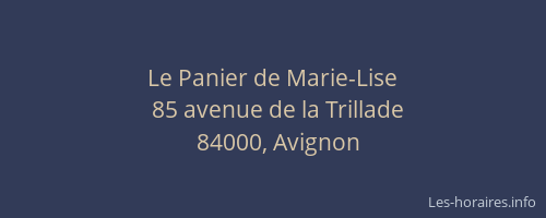 Le Panier de Marie-Lise