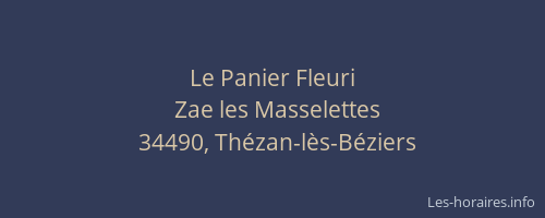 Le Panier Fleuri