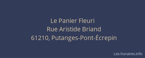 Le Panier Fleuri