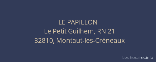 LE PAPILLON