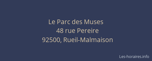 Le Parc des Muses