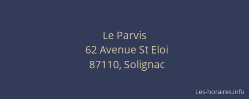 Le Parvis
