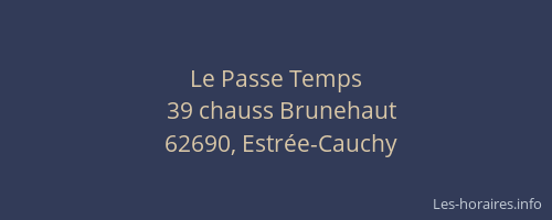 Le Passe Temps