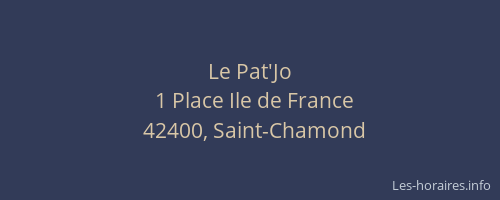 Le Pat'Jo