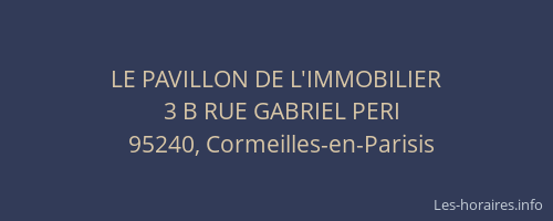 LE PAVILLON DE L'IMMOBILIER