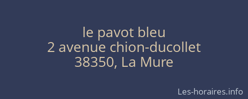 le pavot bleu