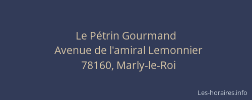 Le P&eacute;trin Gourmand