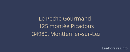 Le Peche Gourmand
