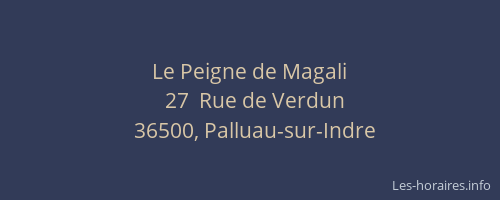 Le Peigne de Magali