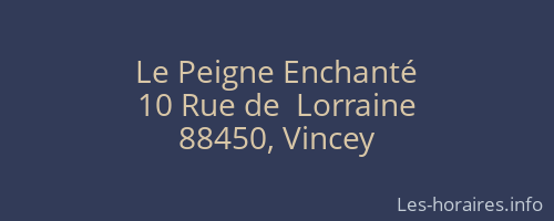 Le Peigne Enchanté