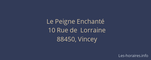 Le Peigne Enchant&eacute;
