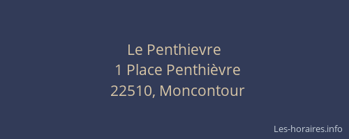 Le Penthievre