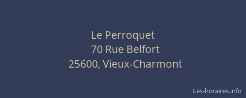 Le Perroquet