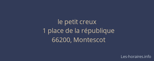 le petit creux