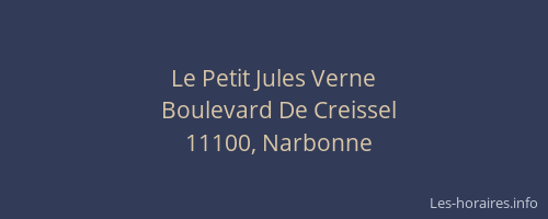 Le Petit Jules Verne