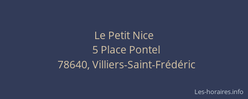 Le Petit Nice