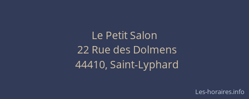 Le Petit Salon