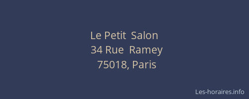 Le Petit  Salon