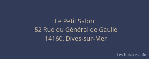 Le Petit Salon