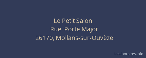 Le Petit Salon