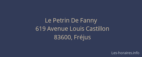 Le Petrin De Fanny