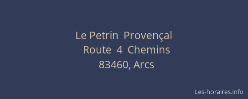 Le Petrin  Provençal